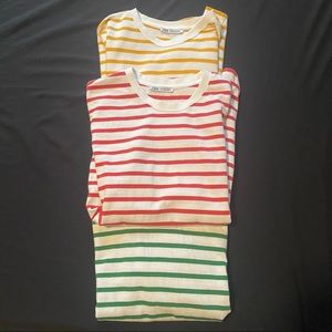 Zara stripped tshirt bundle (3)